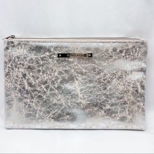 Mary Kay Silver & Blush Pink Travel Cosmetics Case